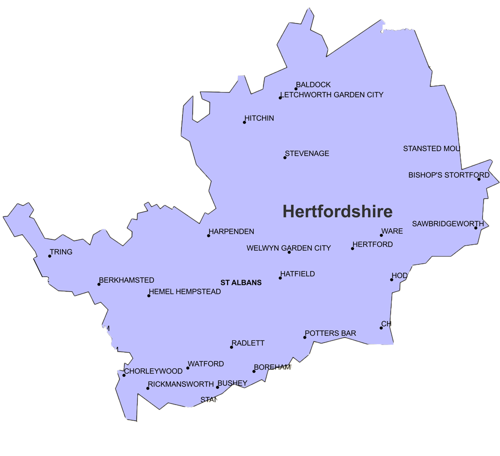 hertfordshire-map